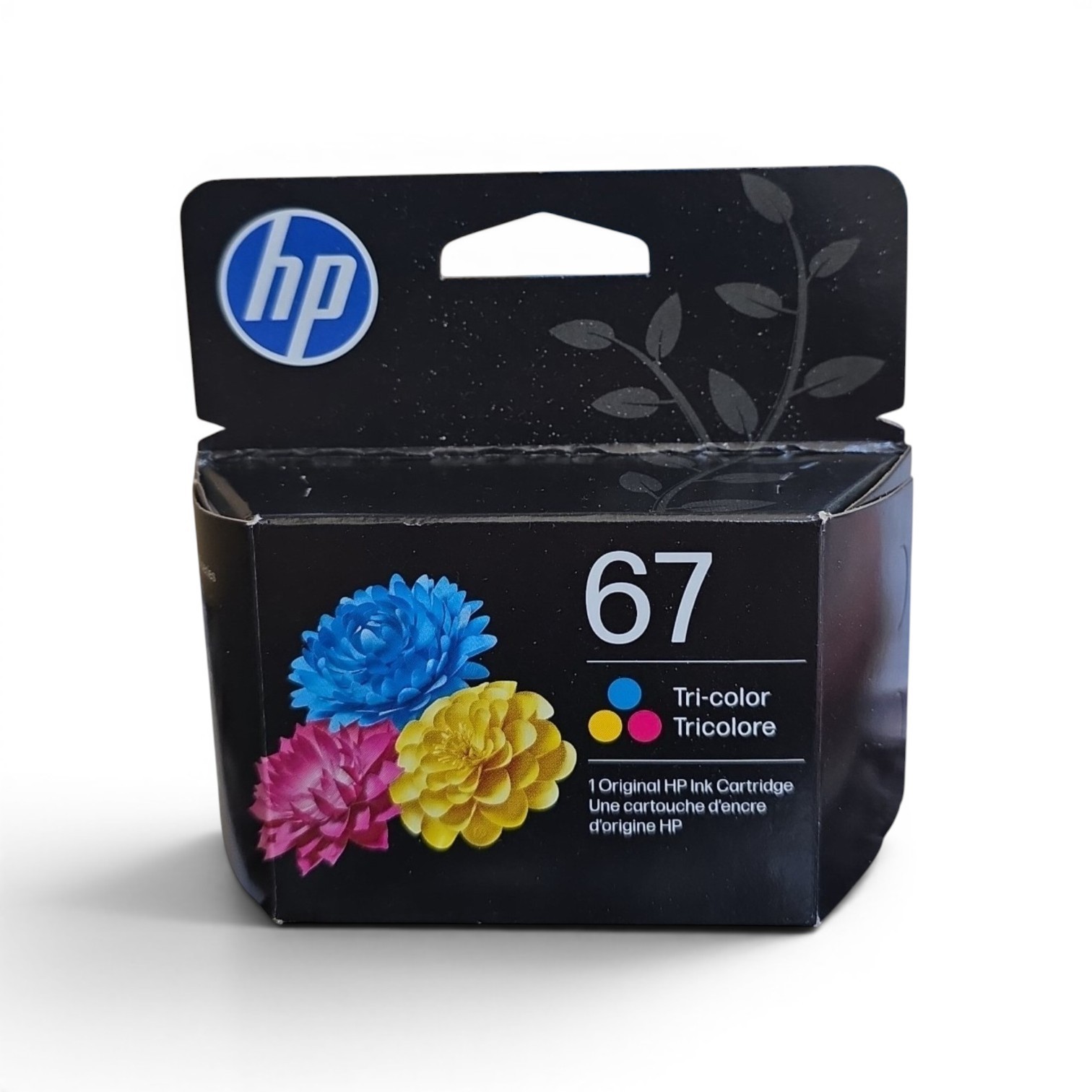 HP 67 Tri-Color Ink Cartridges, 3YM55AN, 100 Pages, Exp 11/2027