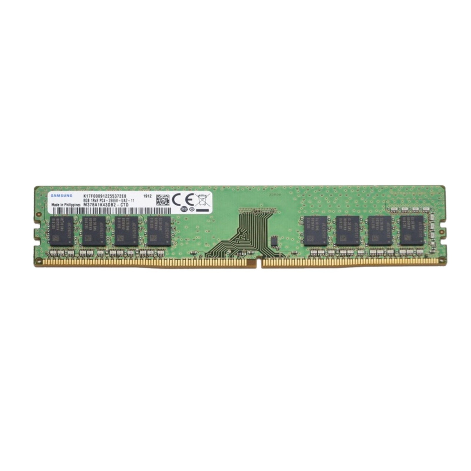 8GB Samsung DDR4 2666MHz PC4-21300 UDIMM Desktop Memory RAM M378A1K43DB2-CTD
