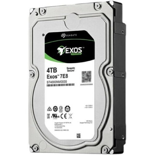Seagate Exos 7E8 4TB Internal 7.2K RPM SATA 6Gbps 3.5” (ST4000NM0035) HDD