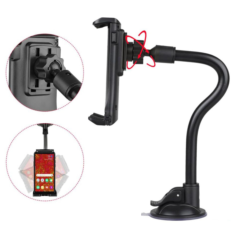 360° Universal Car Windshield Holder Desktop Mount For Cellphone Tablet iPad GPS