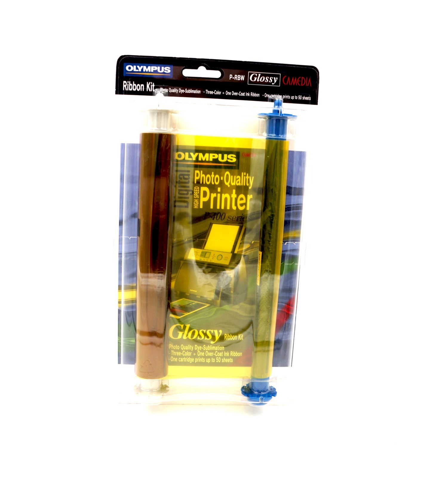 OLYMPUS P-400 Ribbon Kit Glossy 200861 Print 50 Sheets P-RBM 10/03 Camedia