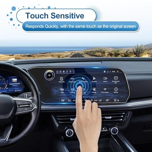 2025 2026 Suburban Screen Protector for Chevy Suburban 17.7-inch
