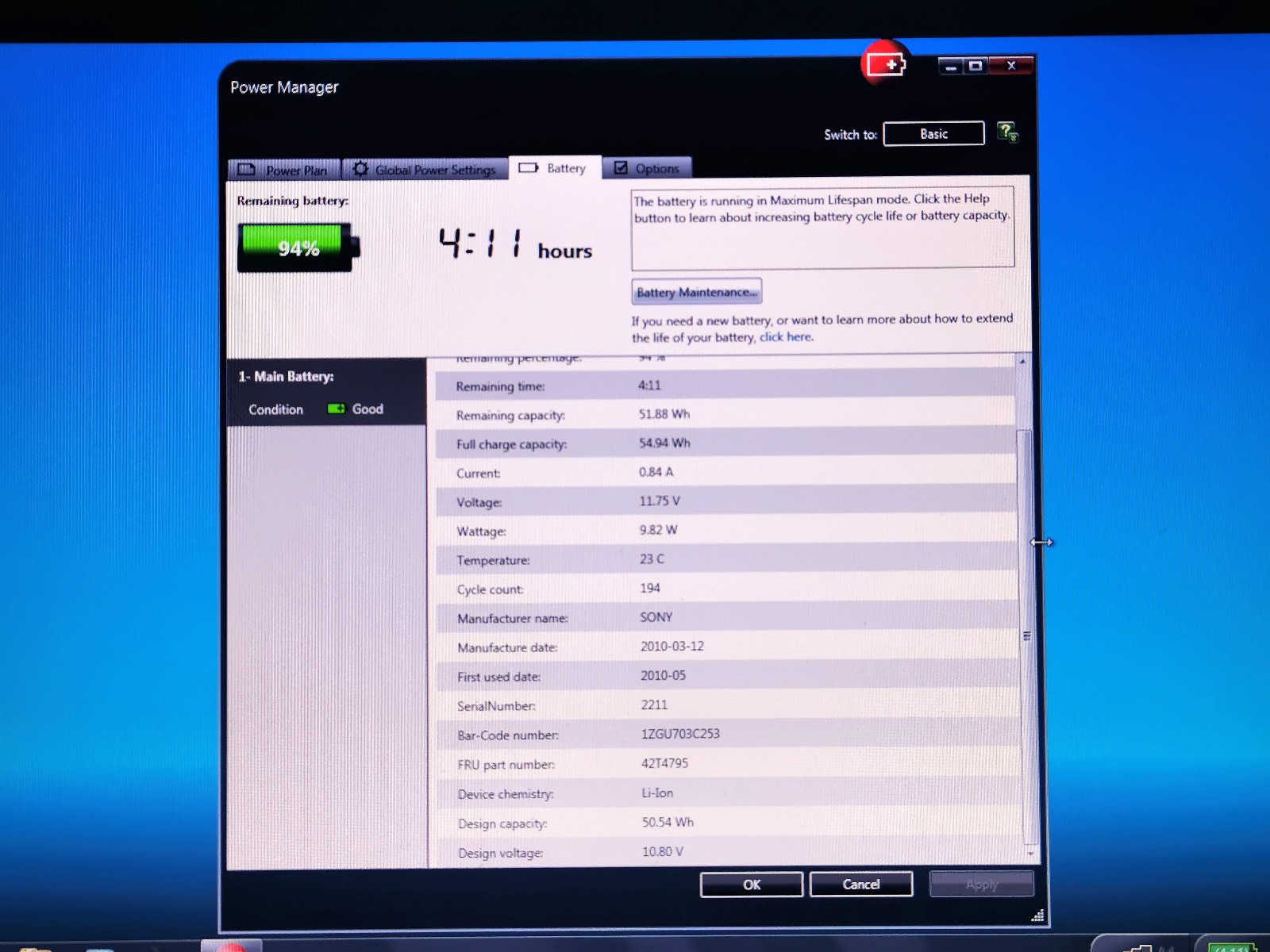 Lenovo ThinkPad T410 14″ Laptop, i5-M560/6GB RAM/250GB HDD/Windows 7 Pro