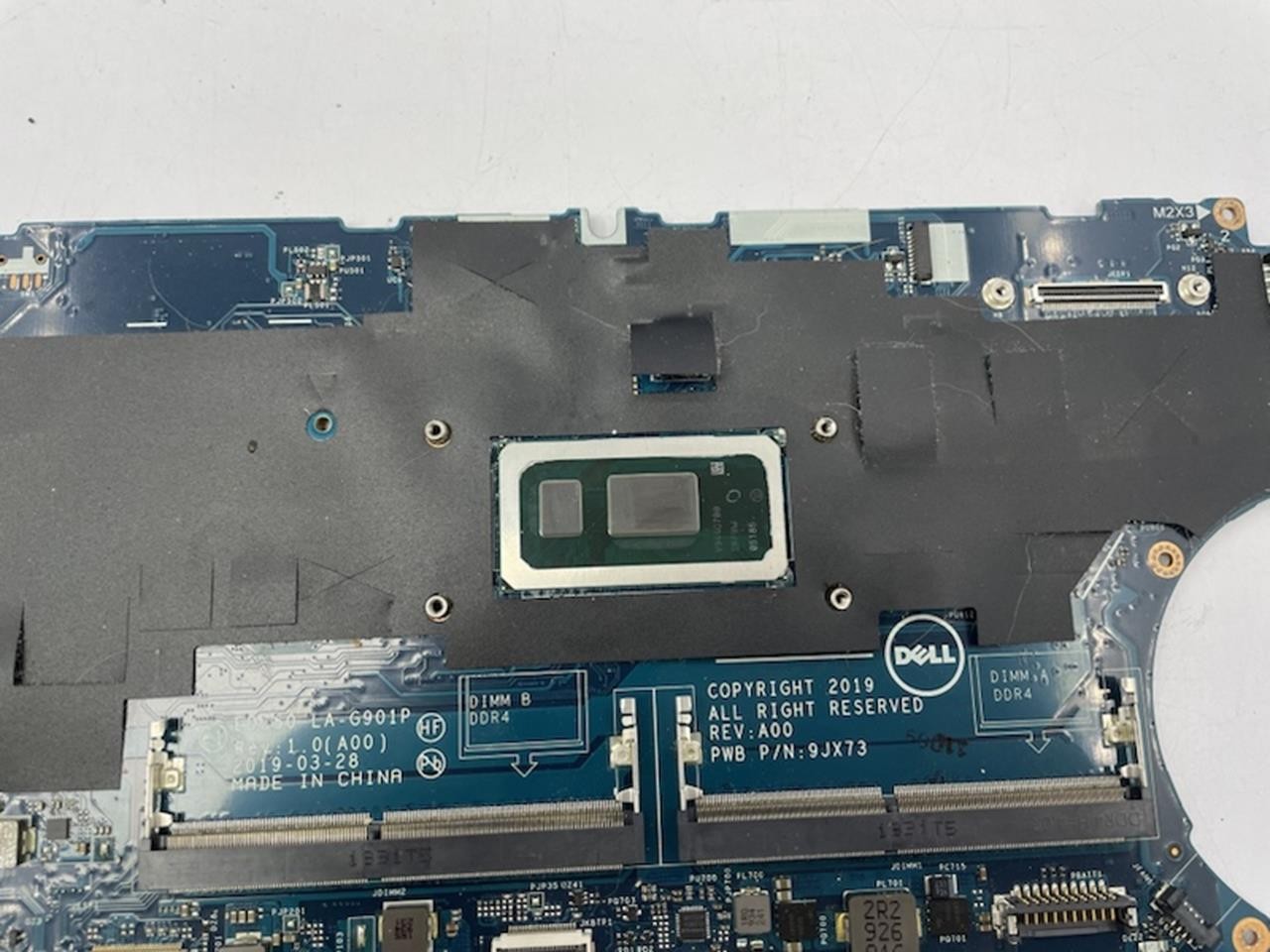 DELL Laptop Motherboard J1D6N | Intel Core i7-8665U 1.90 GHZ