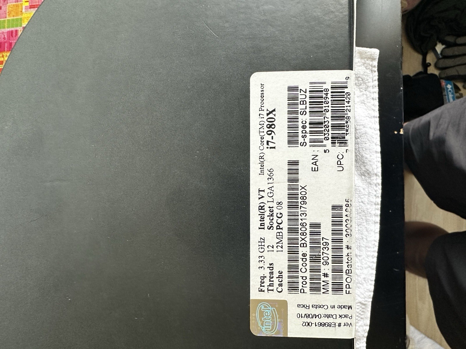 Intel Core i7-980X Extreme 3.33GHz 6-Core LGA1366 CPU 12MB L3 BX80613I7980X