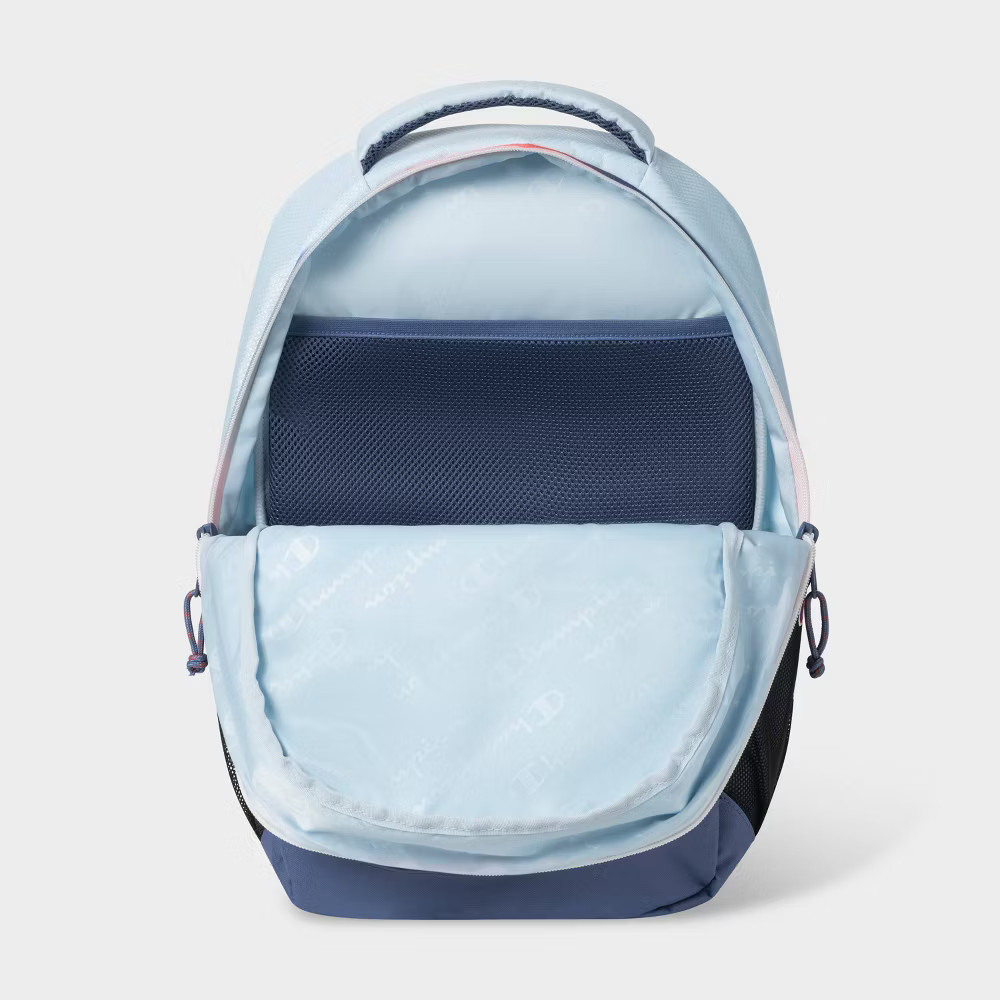 Champion Center Backpack w/ Laptop Sleeve – Light Blue