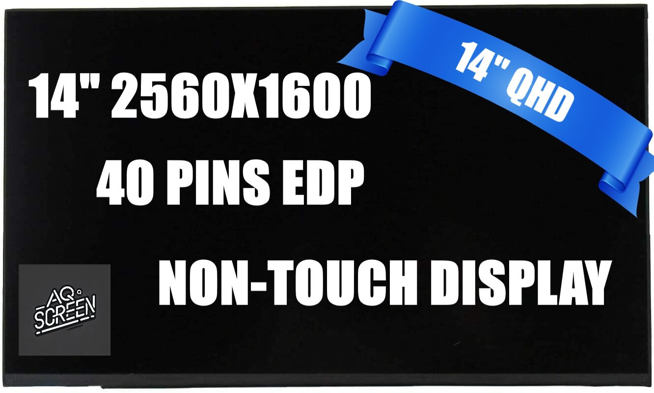 NEW 14.0″ WQHD IPS laptop LCD Screen B140QAX01.H non-touch
