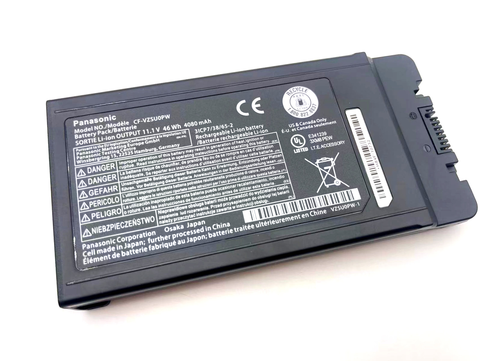 Genuine CF-54 Battery For Panasonic Toughbook CF-VZSU0PW CF-VZSU0PR 46Wh 11.1V