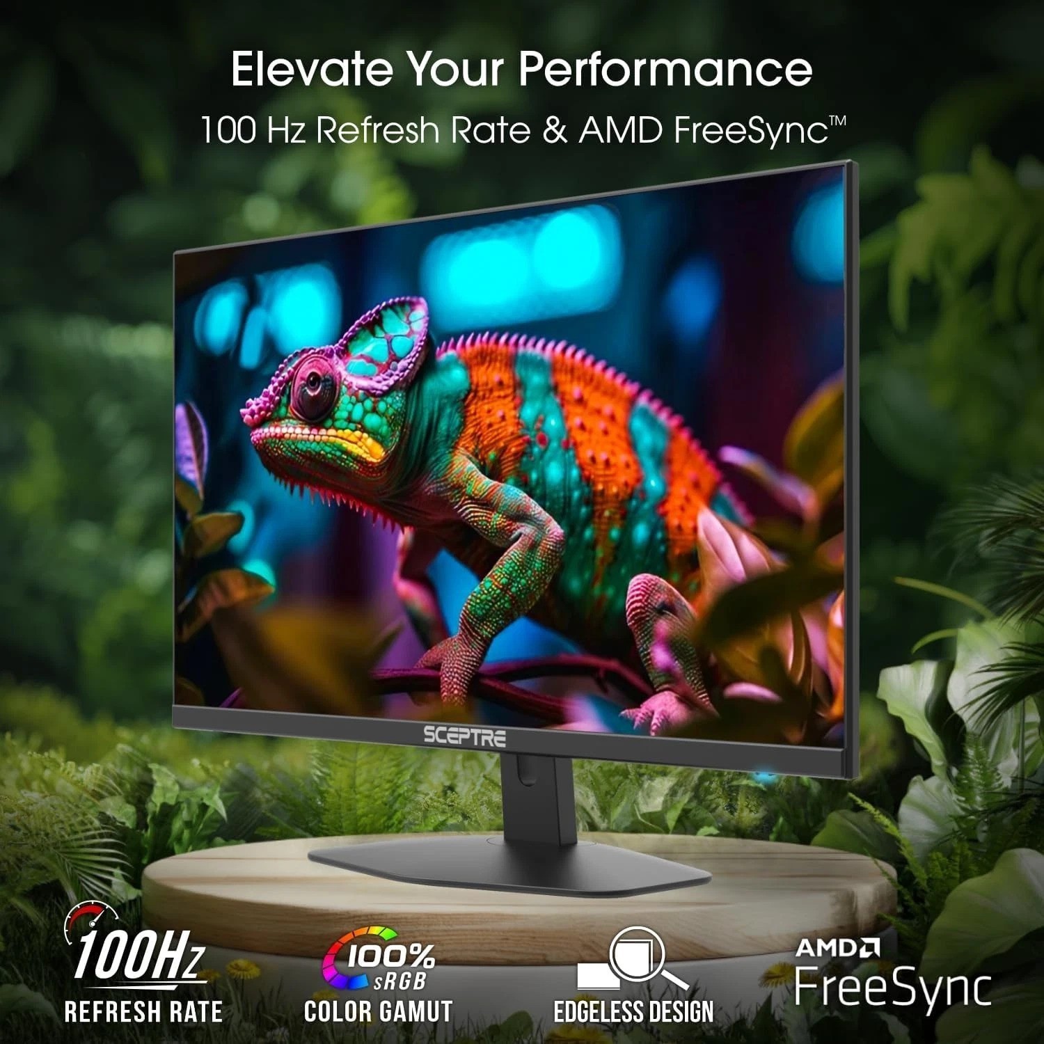 27-inch Gaming Monitor 100Hz 1ms DisplayPort HDMI x2 100% sRGB AMD Free Sync …