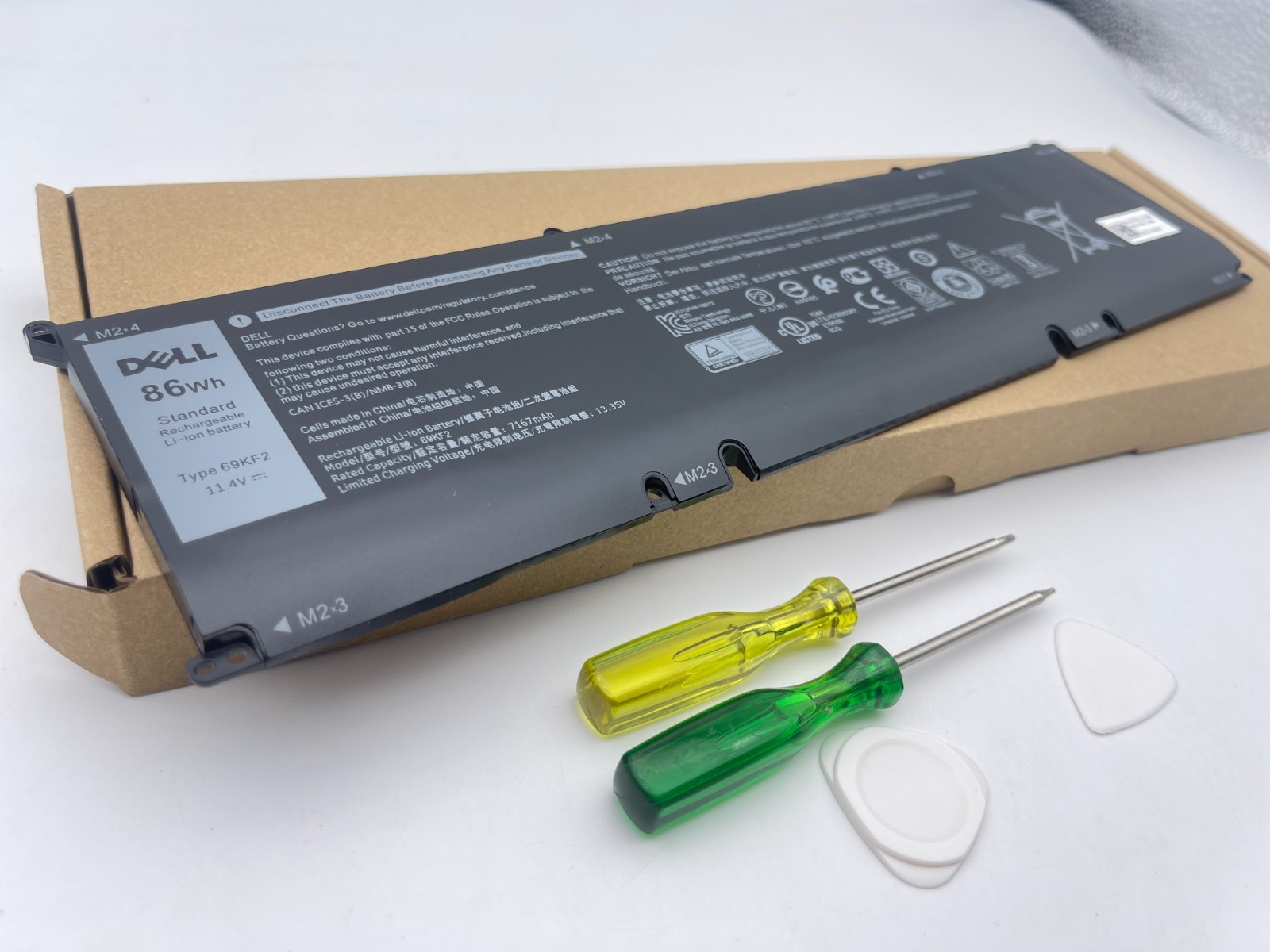 OEM 86Wh 69KF2 Battery for Dell Inspiron 7510 16 Plus 7610 7620 XPS 15 9500 9510