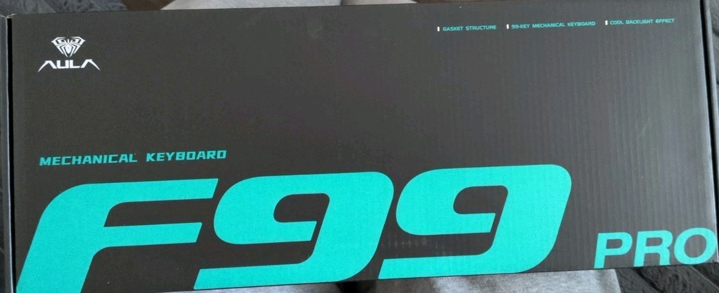 AULA F99 Pro Wireless Mechanical Keyboard Silent Version White/Blue/Black Purple