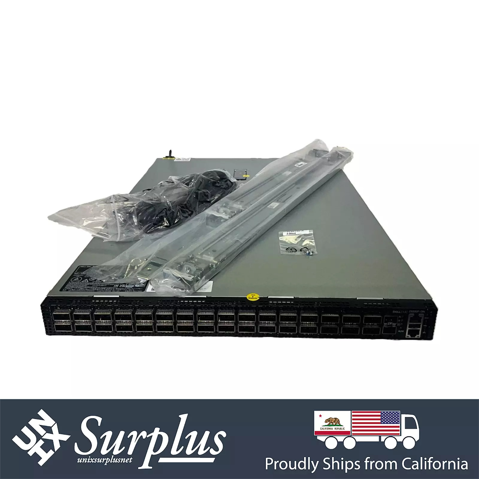 32 Port 400GbE QSFP56-DD Tomahawk 3 25.6Tbps Full Duplex Forward Rate 5.1Tpps
