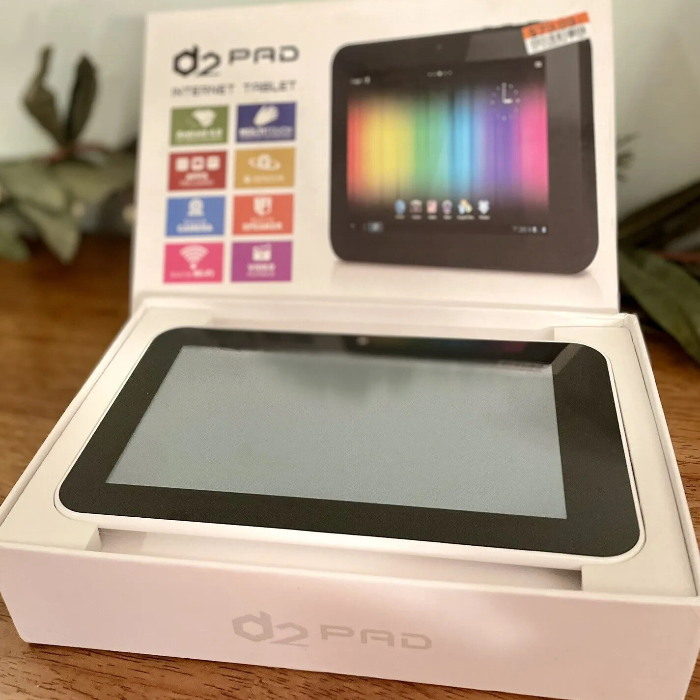 D2 Pad Internet Tablet DII White 7″ Android 4.0 Built In Front Camera Pre Loaded
