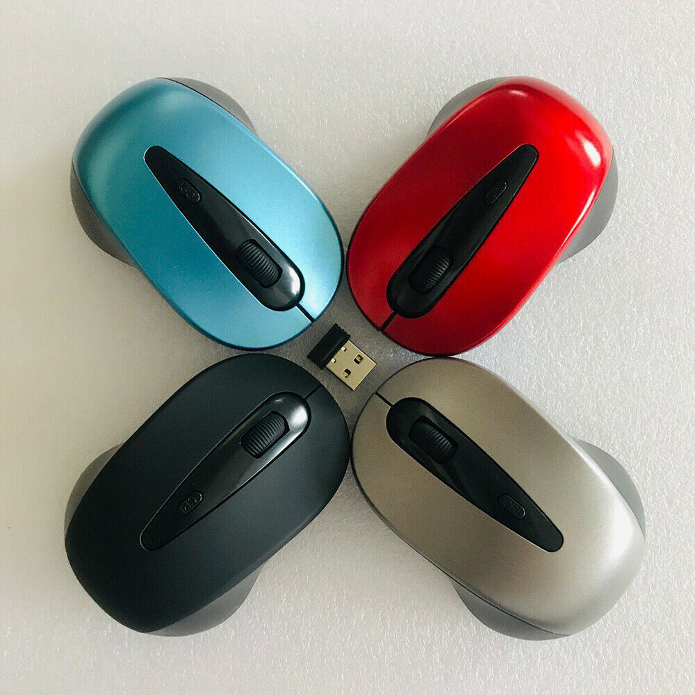 2.4G Wireless Mouse 1600DPI Adjustable Mini Optical Computer Mouse For Laptop