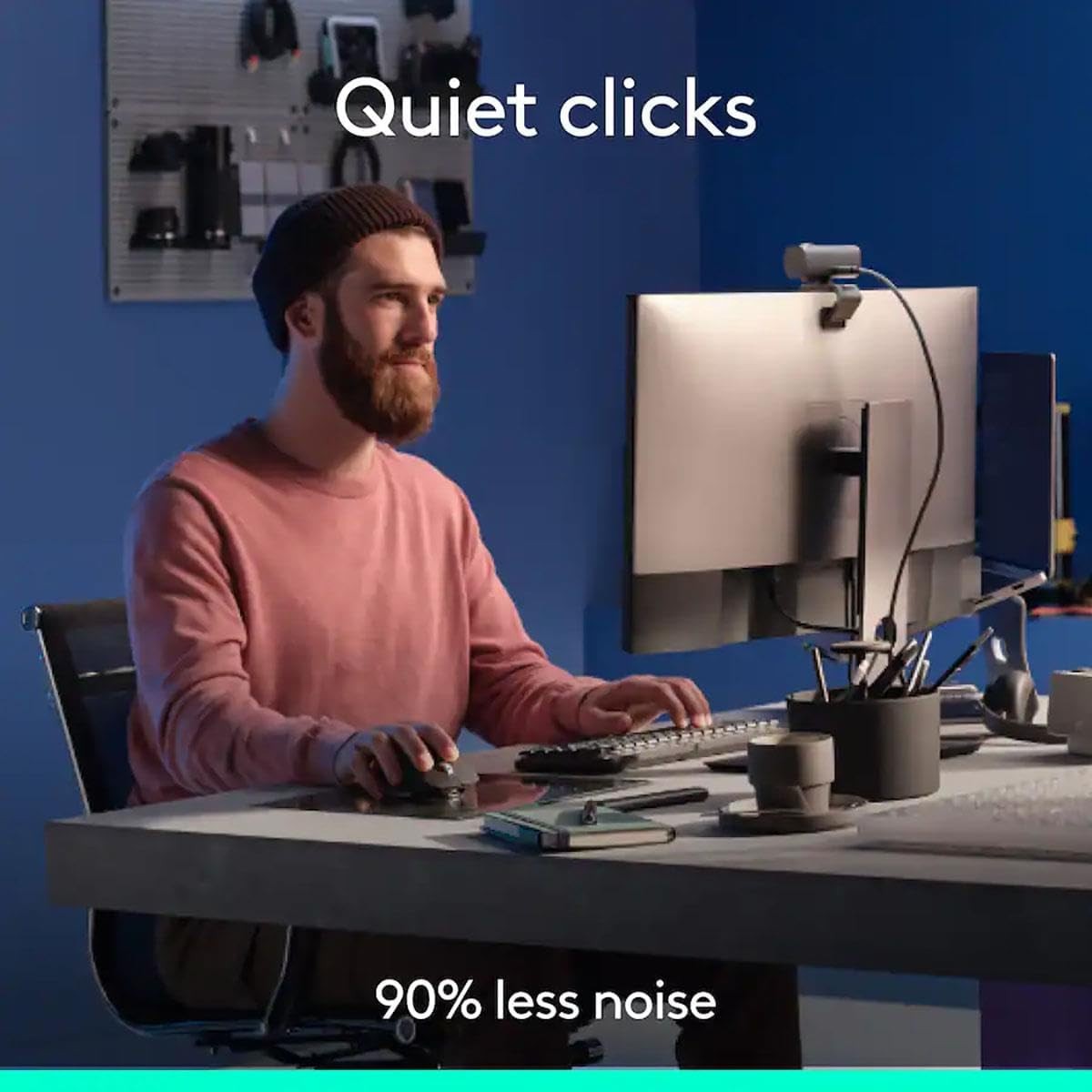 Logitech MX Master 3S Wireless Bluetooth Mouse 8K DPI Quiet Clicks Black