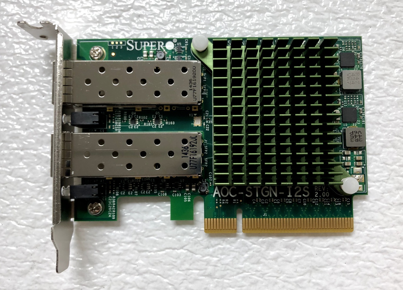 SuperMicro AOC-STGN-I2S Dual Port 10GB SFP+ PCIe Adapter Card