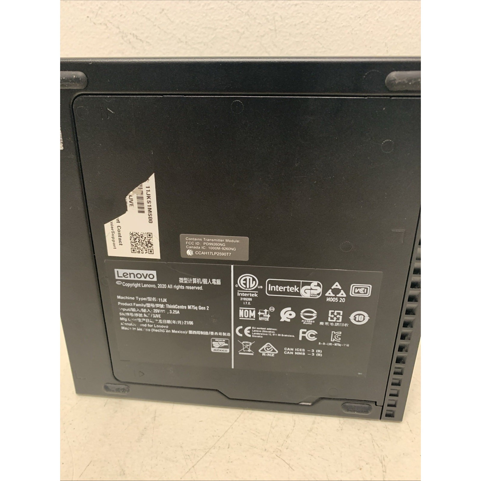Lenovo Thinkcentre M75Q G2 AMD Ryzen 3 PRO 8GB RAM 256GB SSD wind 11 pro
