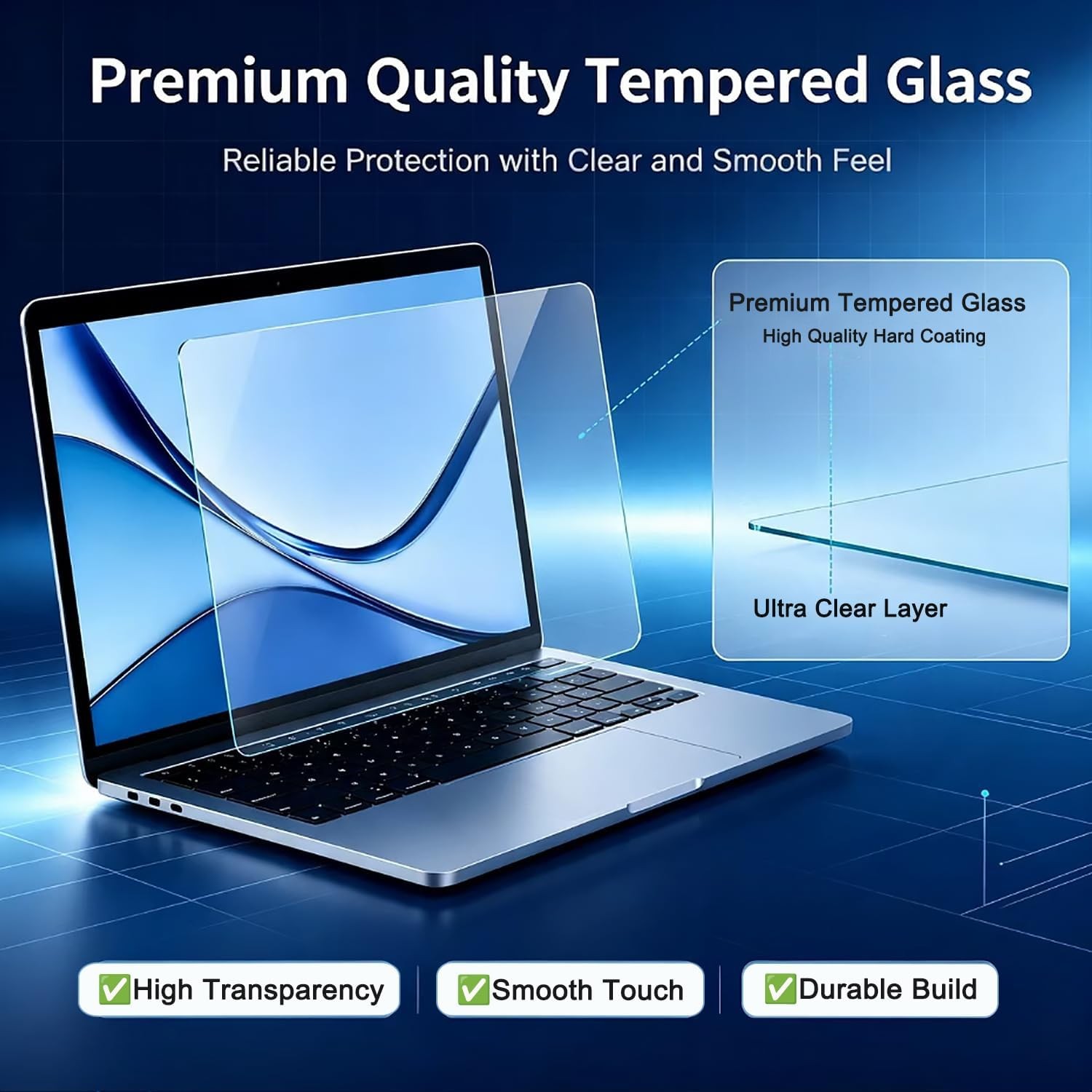 14 inch Screen Protector – Tempered Glass for Dell 14 Plus Laptop DB14250/DB1425