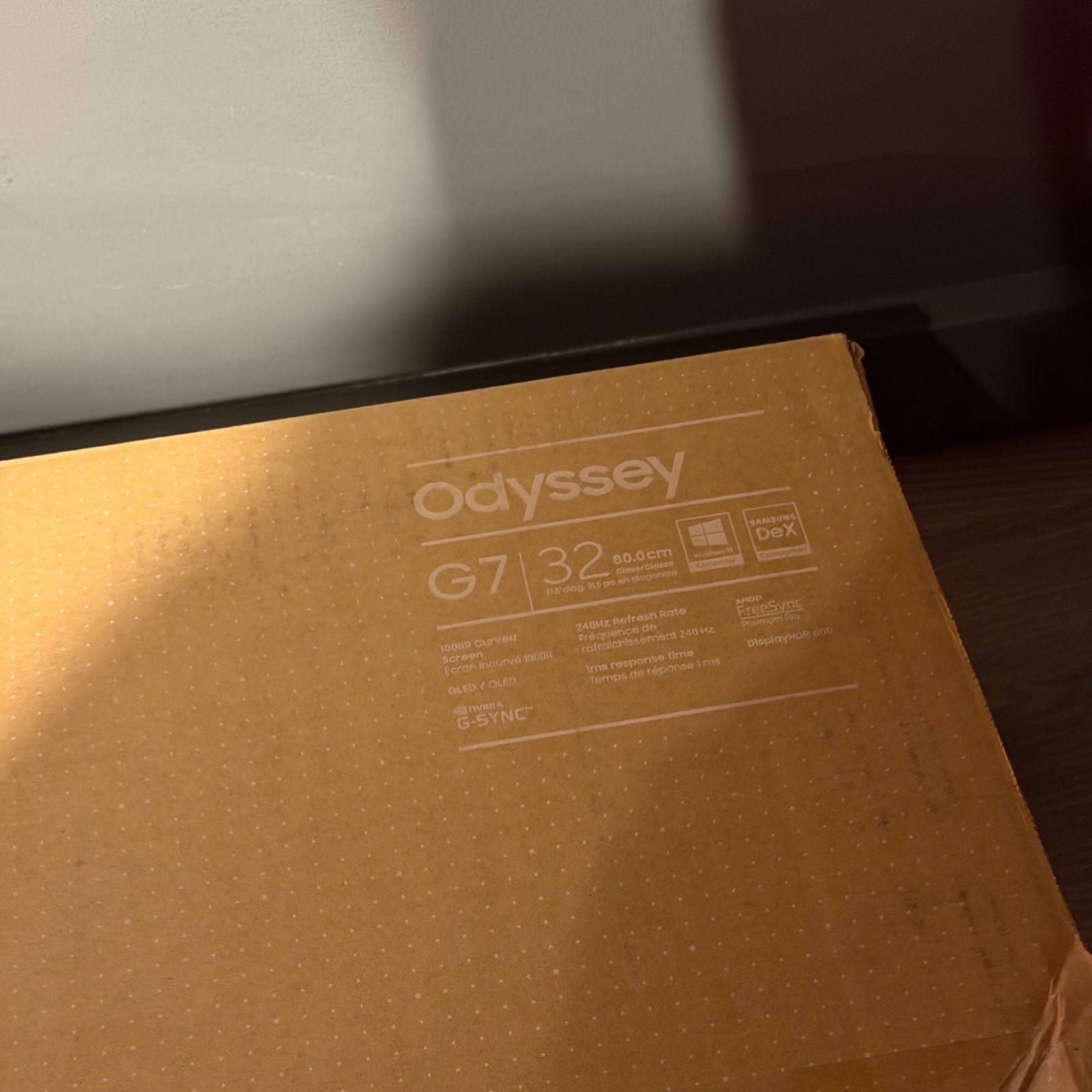 Samsung Odyssey G7 32” QHD 240Hz Curved Gaming Monitor Tested Working #2