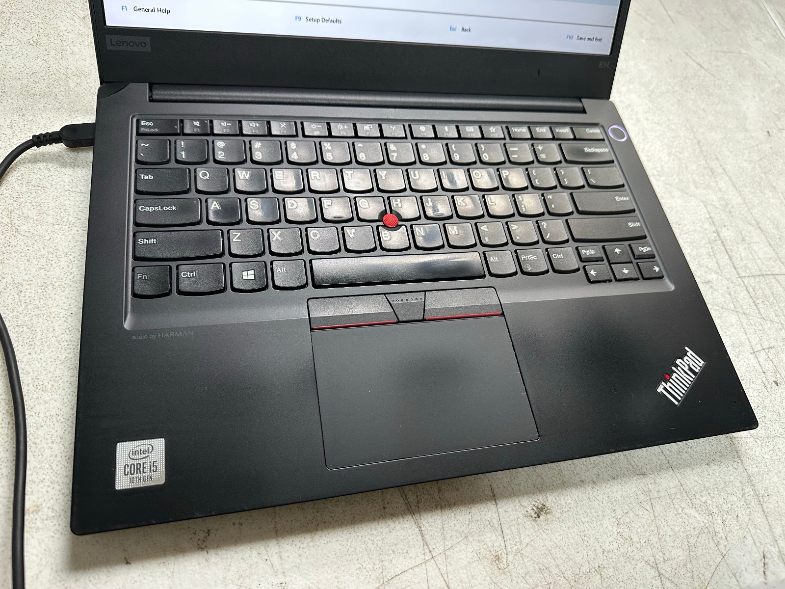 Lenovo ThinkPad E14 (i5-10210U @ 1.60, 8GB RAM, Boot to Bio) NO HD/ADAPTER