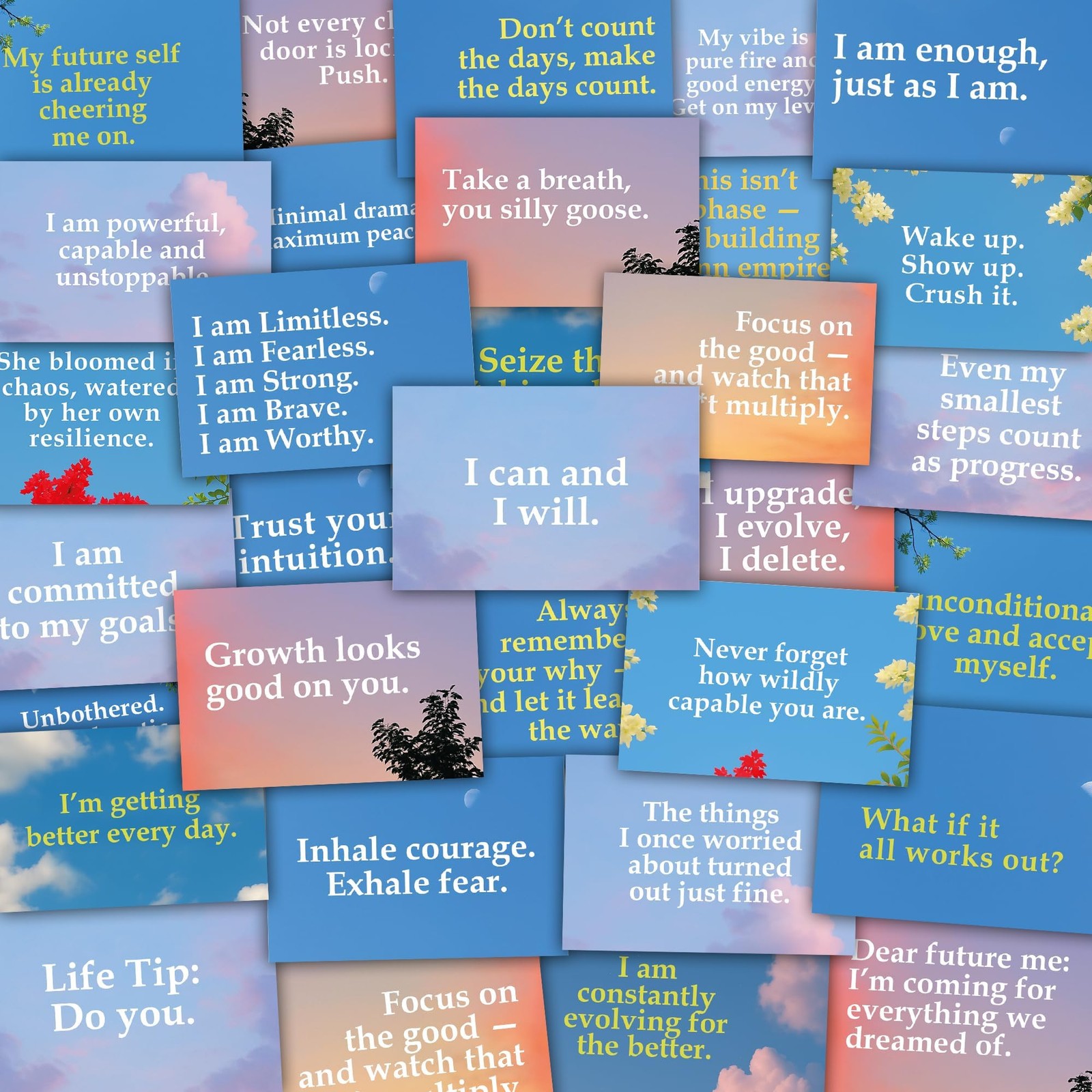 205Pcs Inspirational Vision Board Journal Stickers by 2.5 inches, Multi