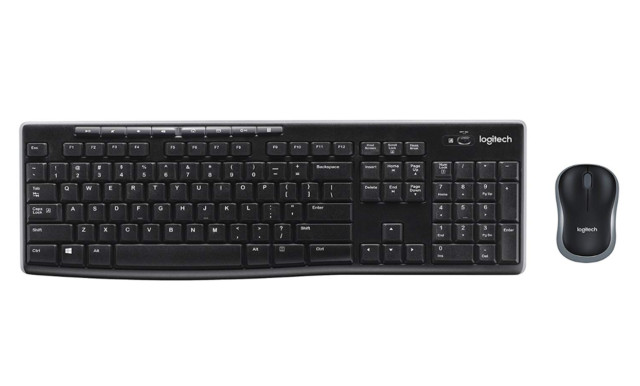 Logitech MK2270 Wireless Keyboard and Mouse Combo – Black (920-008813)