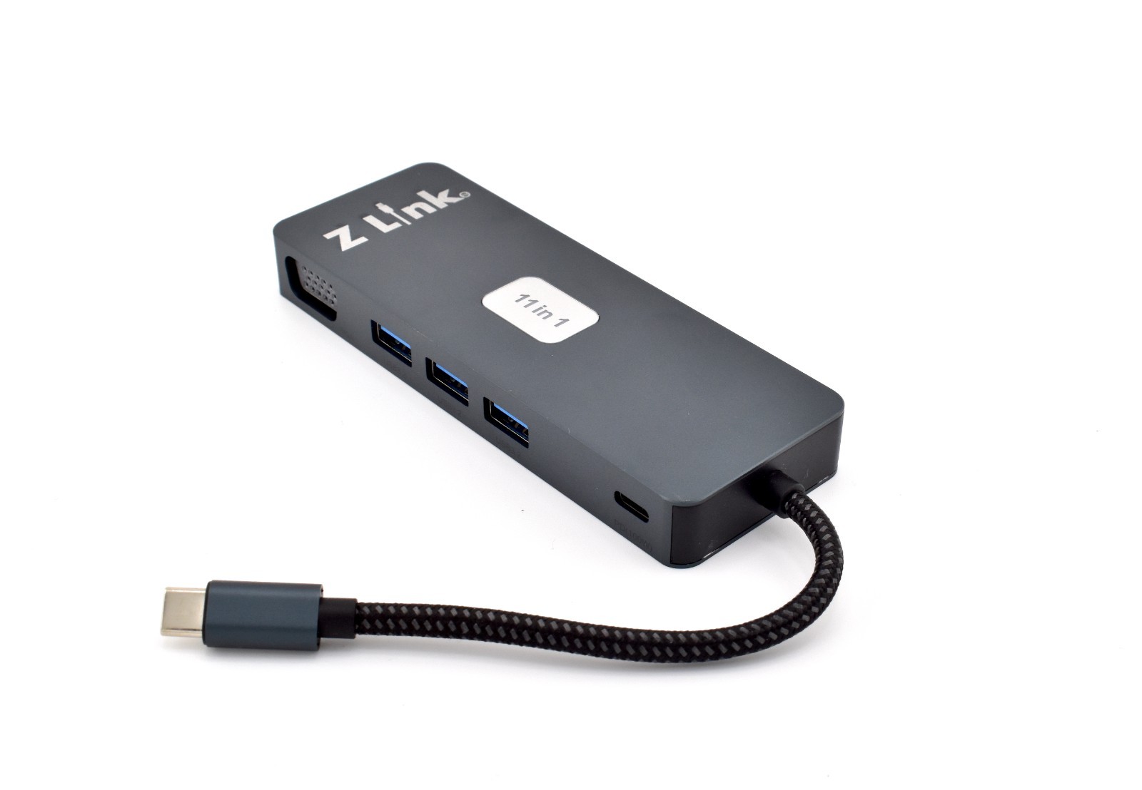 11 in 1 USB Hub, w/ USB C Interface, HDMI, Card Reader, RJ45, USB 3.2 and more .