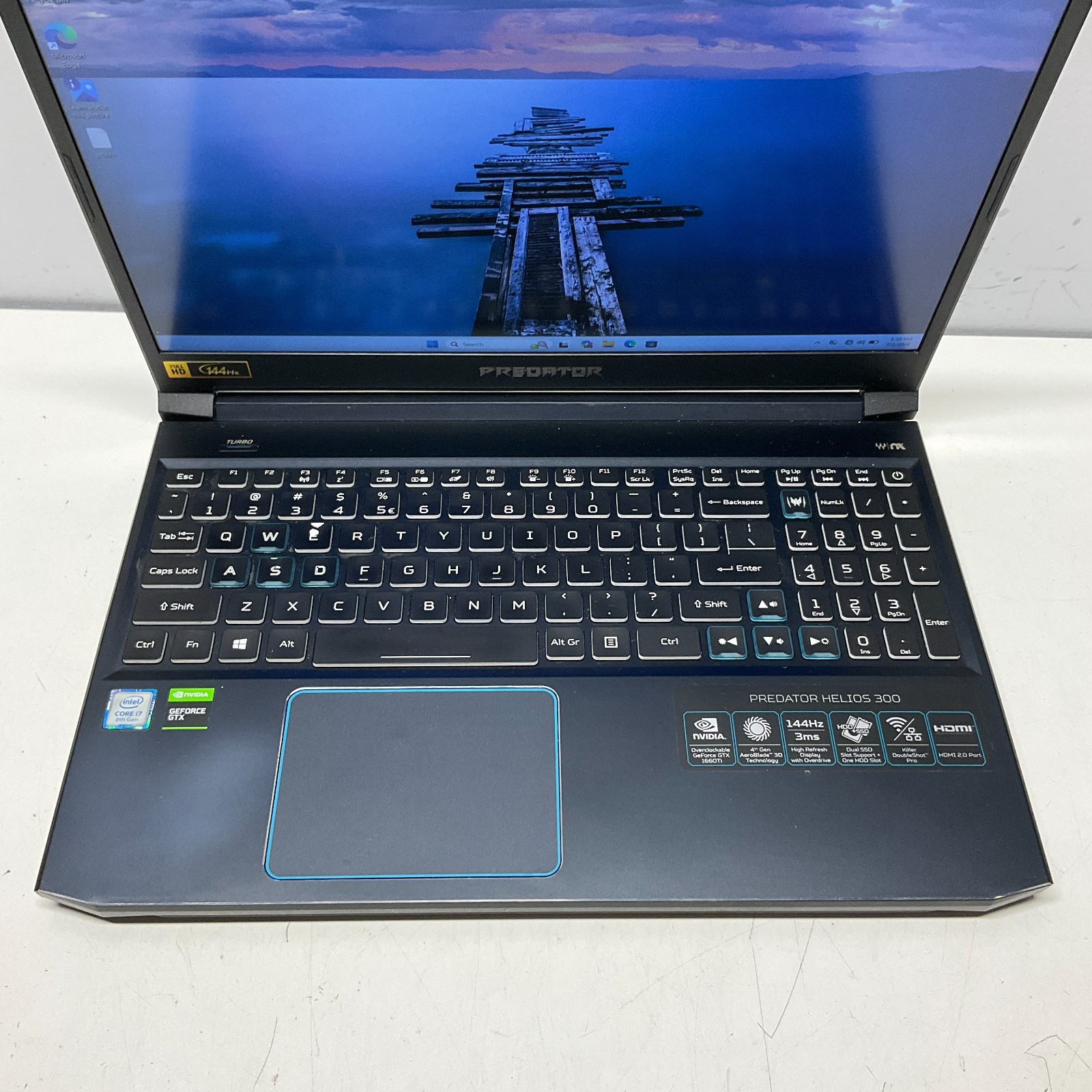Acer Predator Helios 300 PH315-52-710B 15.6″ i7-9750H 2.5GHz 8GB GTX 1660 Ti