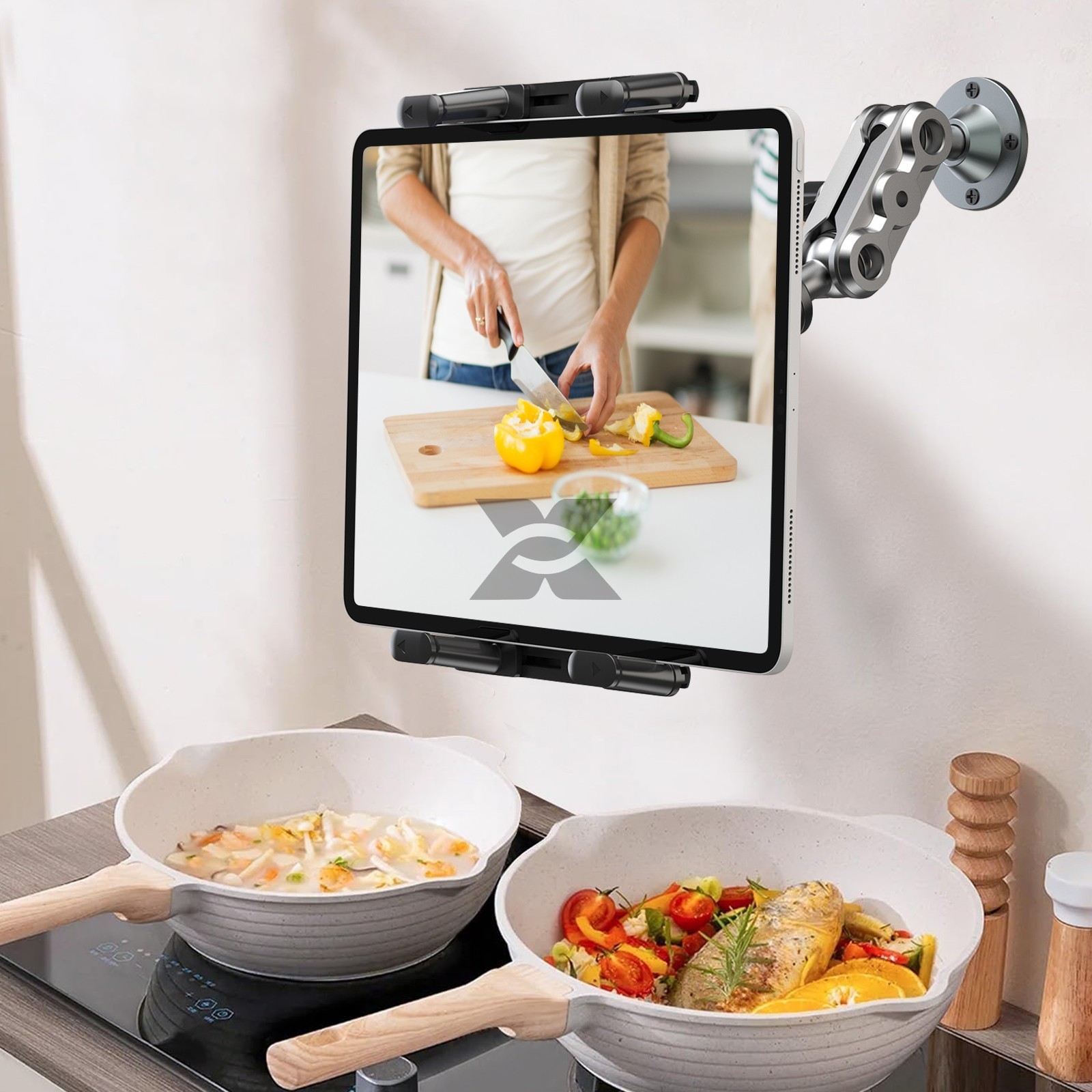 Tablet Mount for Truck Heavy Duty Drill Base Phone Holder for Car Dashboard Wall