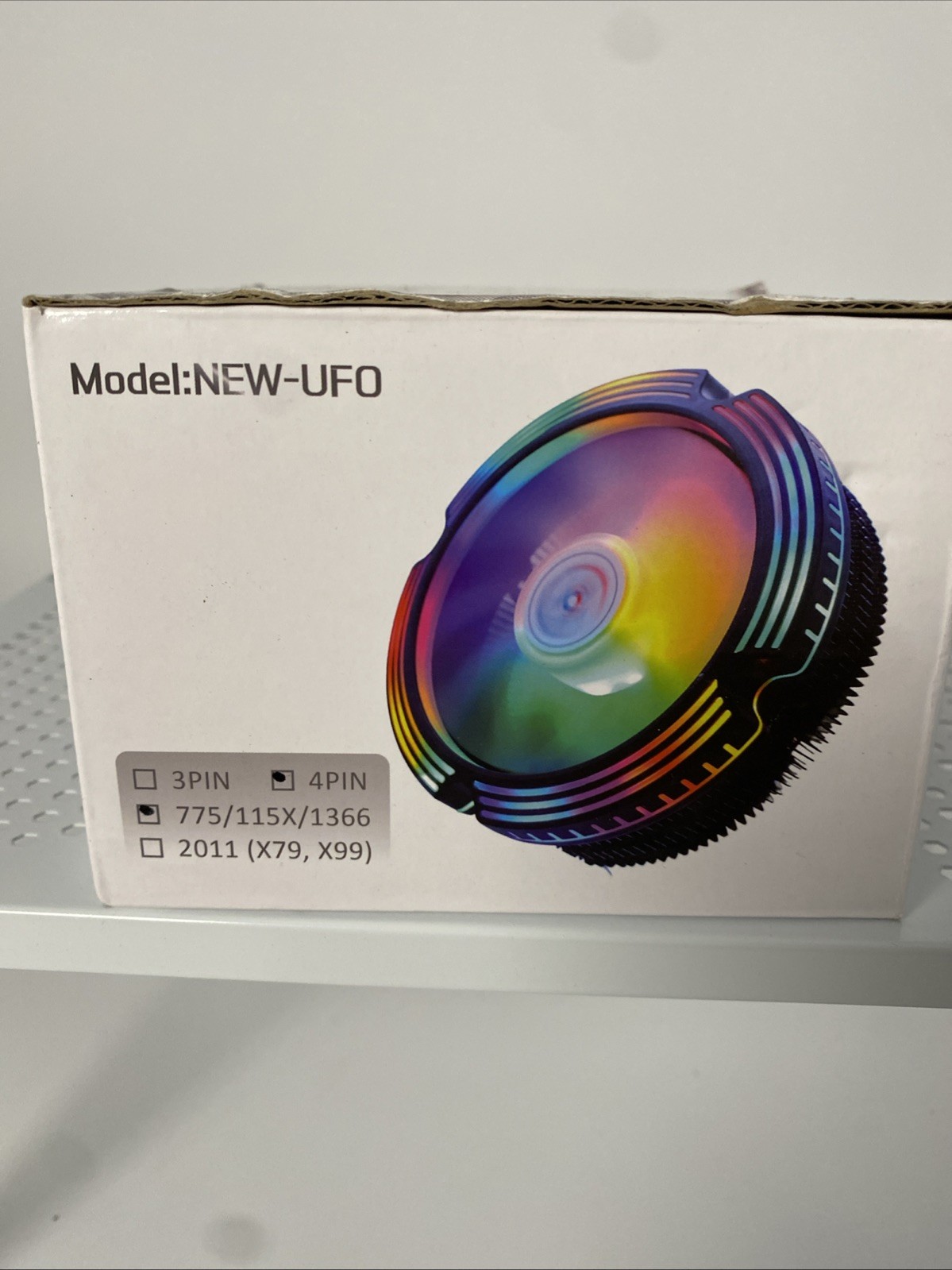 WOVIBO CPU Cooler 775/125X/1366 4 PIN, Model: NEW-UFO