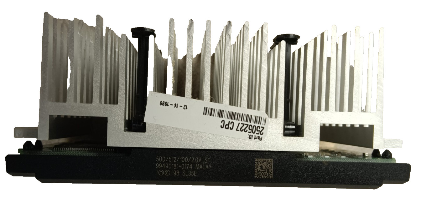 Intel SL35E Pentium III 500Mhz Processor w/ Heatsink Slot 1 CPU