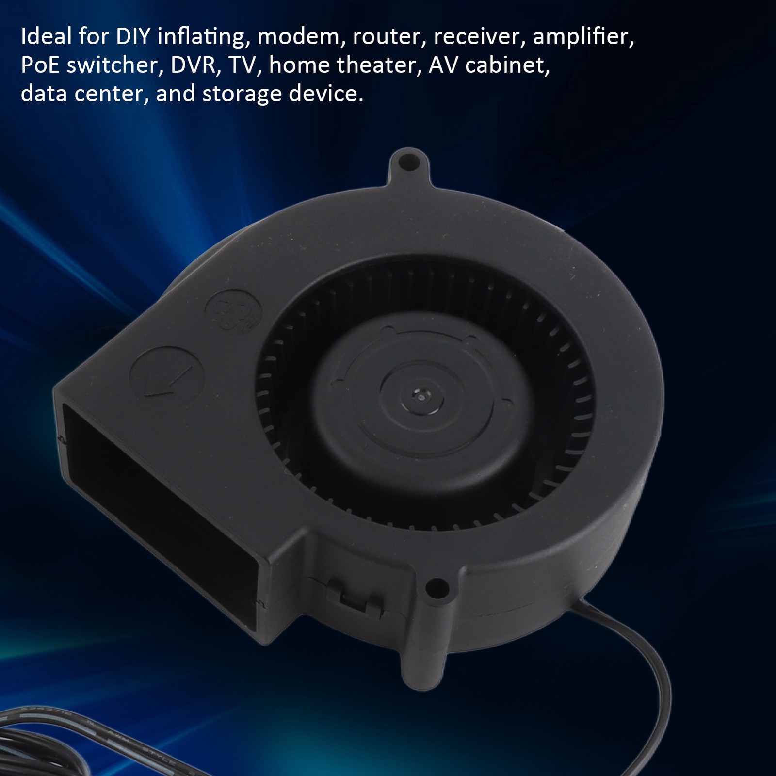 USB Blower Fan 3.8in 3 Speed Mode DC5V Brushless 3800 RPM 22 CFM Computer C RZRU
