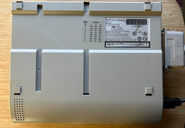 Vintage Philips CDD2600E External CD-R Drive. Rare.