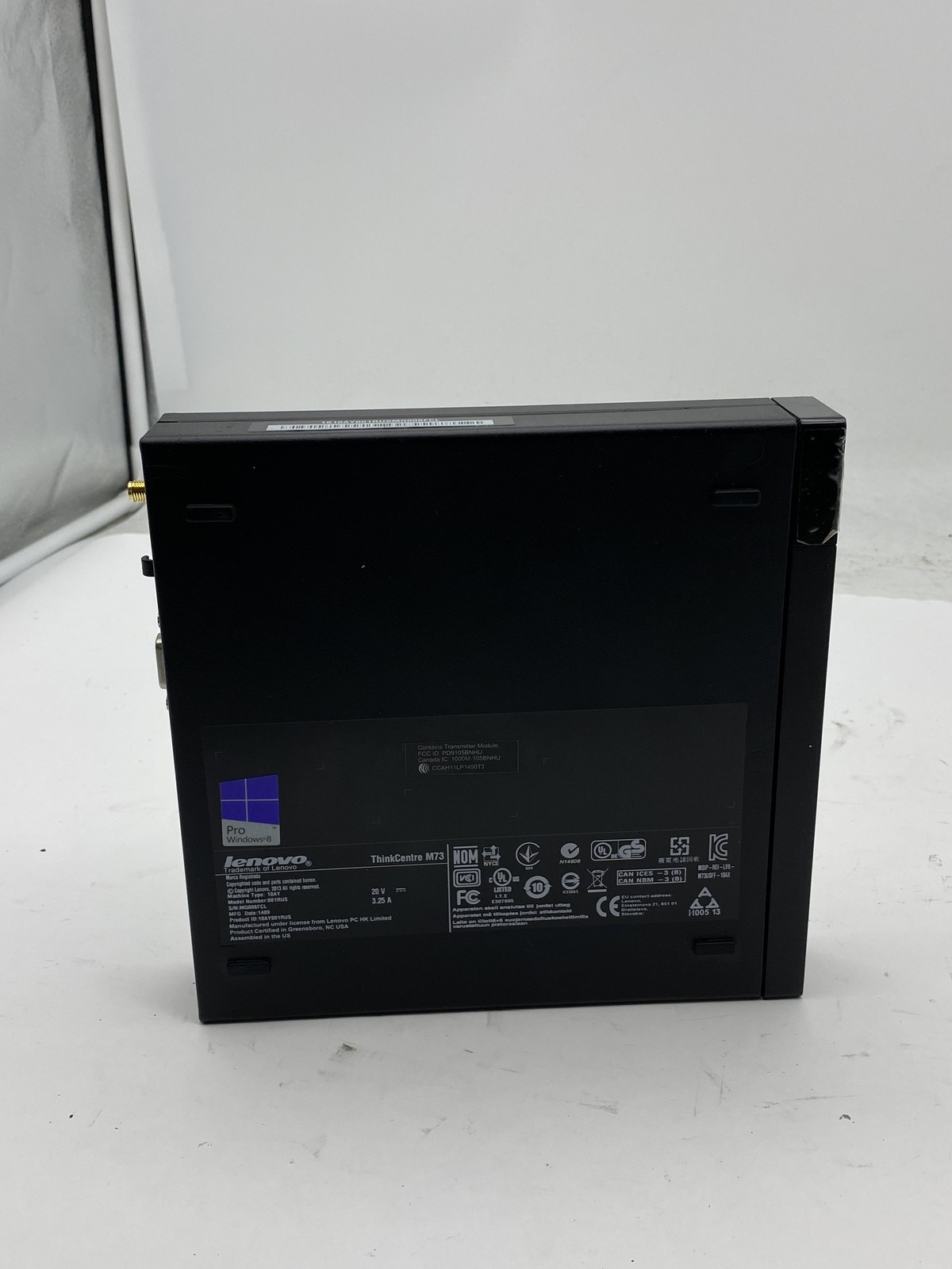 Lenovo ThinkCentre M73 Micro Intel Core i3 4130T 2.9GHz 8GB 256GB SSD W10P