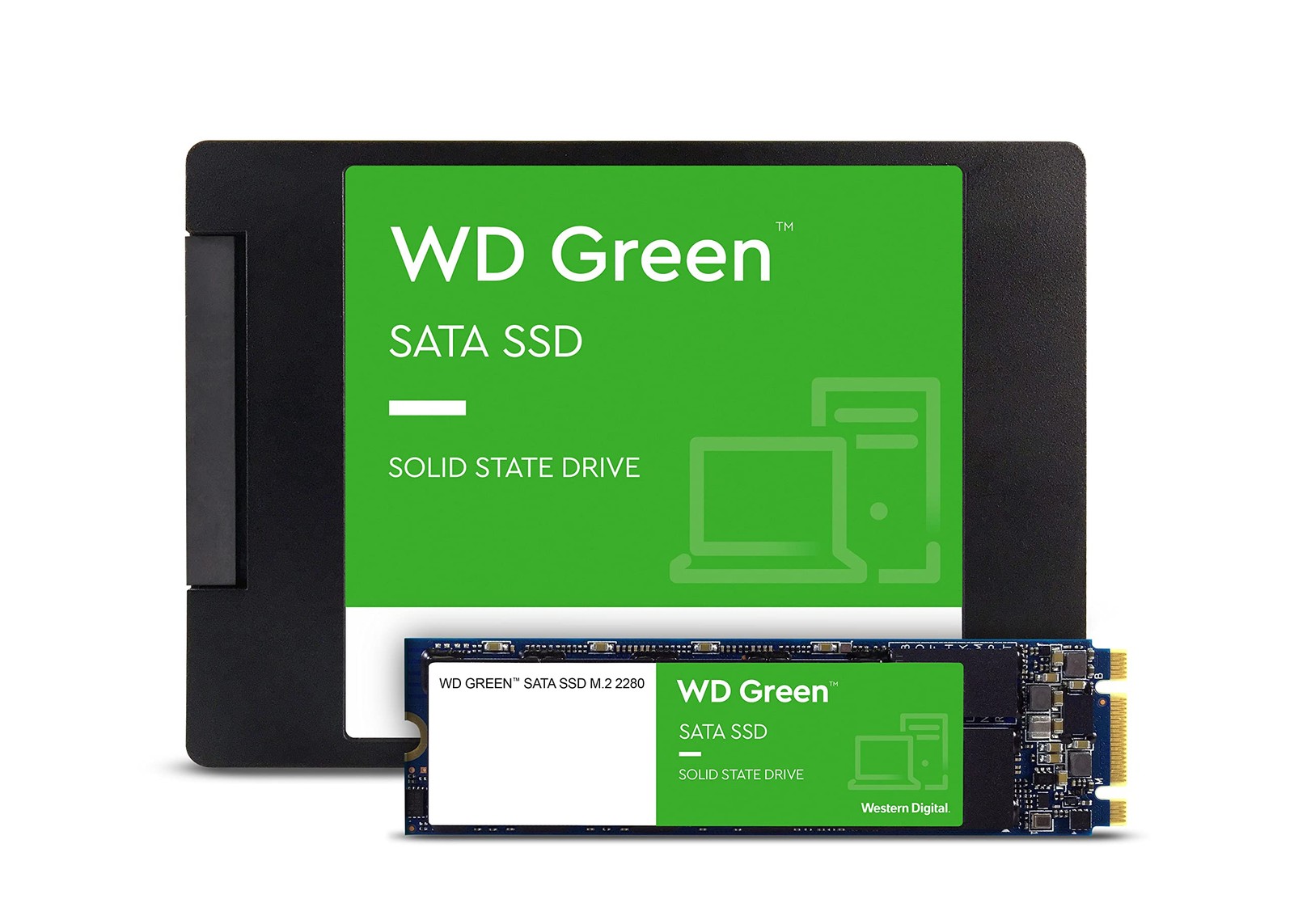 1TB WD Green Internal SSD Solid State Drive – SATA III 6 Gb/s, 2.5/7mm, Up to 54
