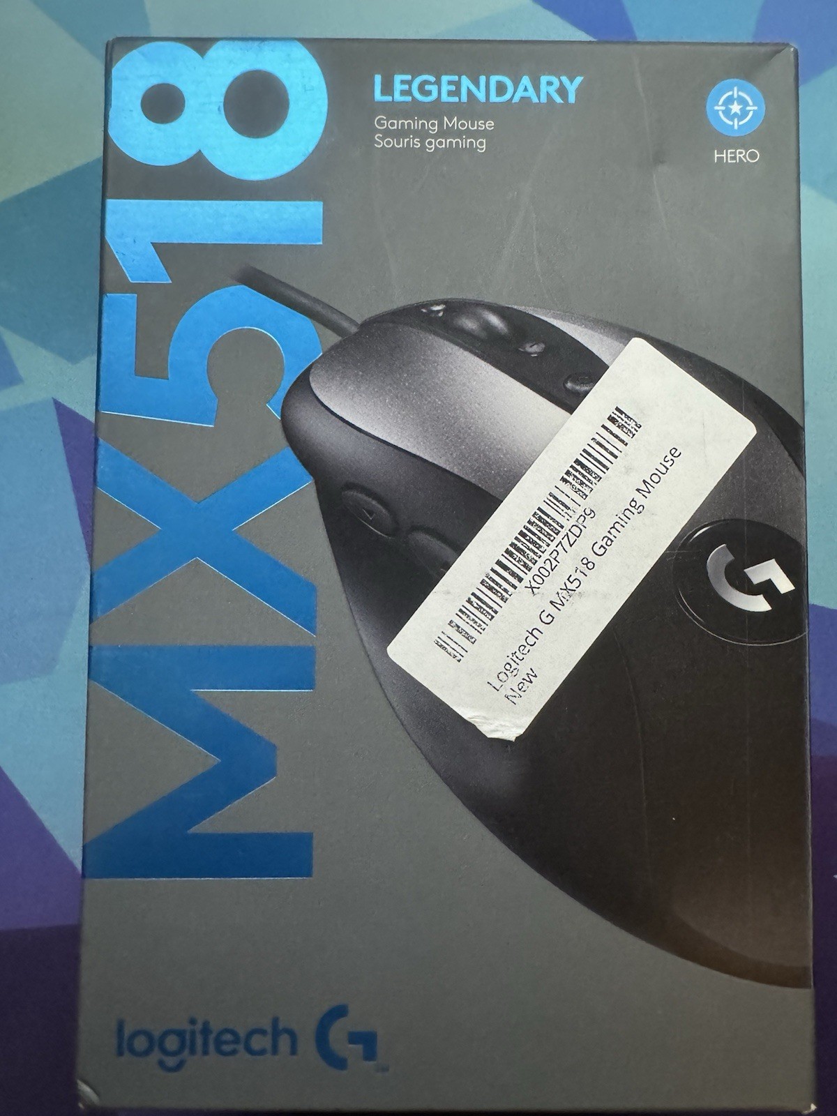 Logitech G MX518 Legendary NEW wired optical gaming mouse Hero 16K DPI sensor