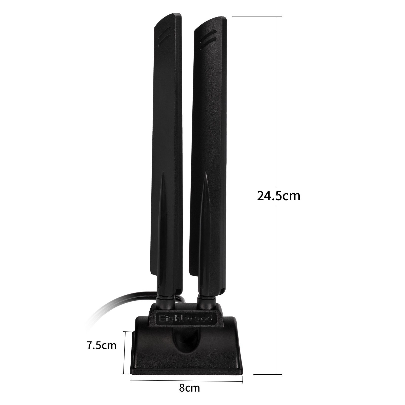 WiFi 6E Antenna Tri-Band 6GHz 5GHz 2.4GHz RP-SMA Magnet Mount for WiFi Router