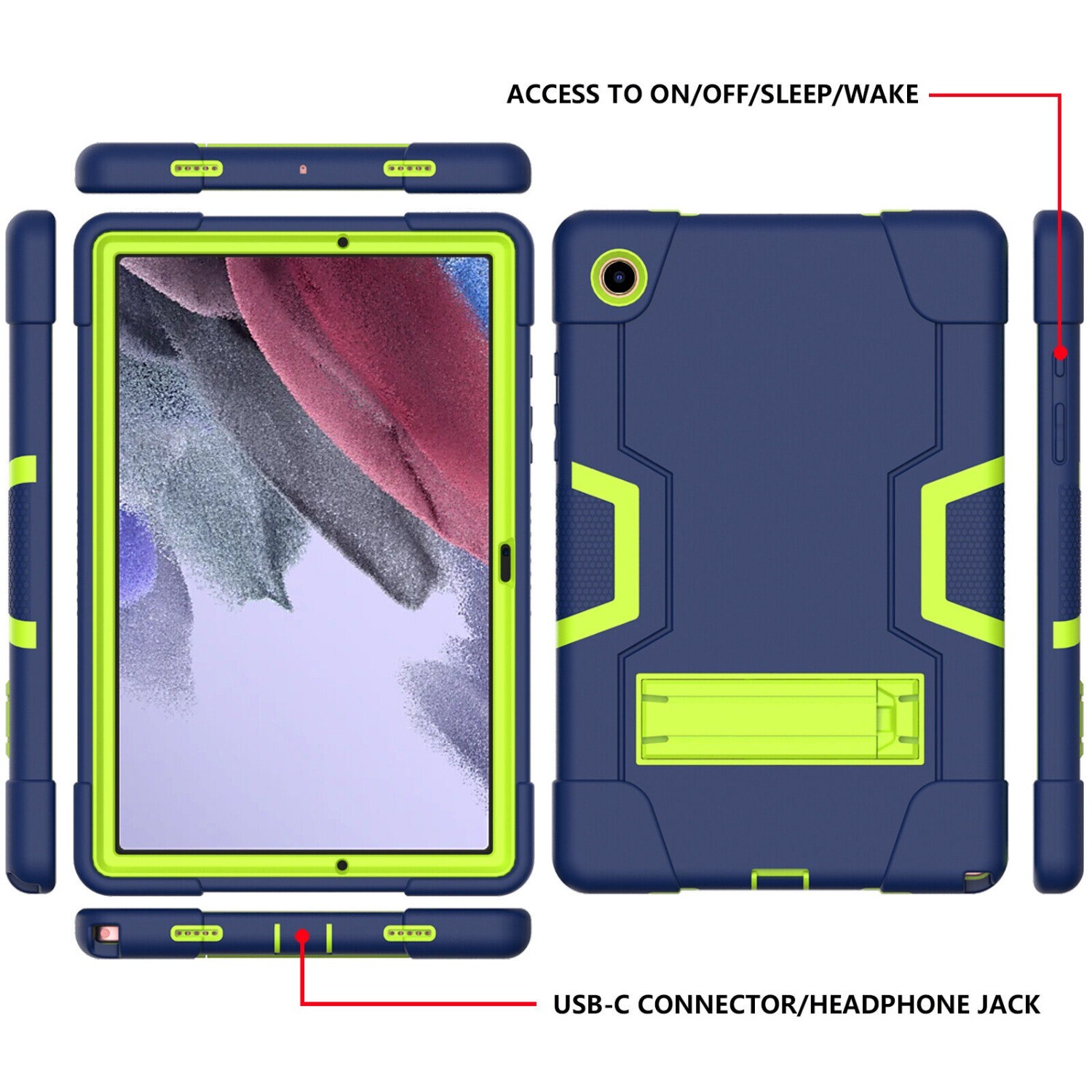 Stand Case Cover For Samsung Galaxy Tab A 8.0″/A7 10.4″ SM-T500/T505 A7Lite 8.7″