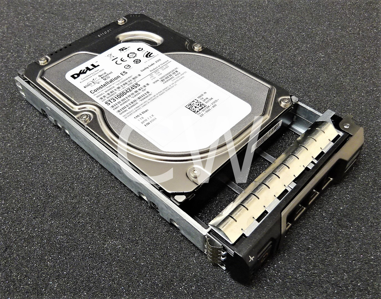 Dell U738K 0U738K 1TB 7200RPM 6Gb/s 16MB 3.5in SAS Hard Drive ST31000424SS