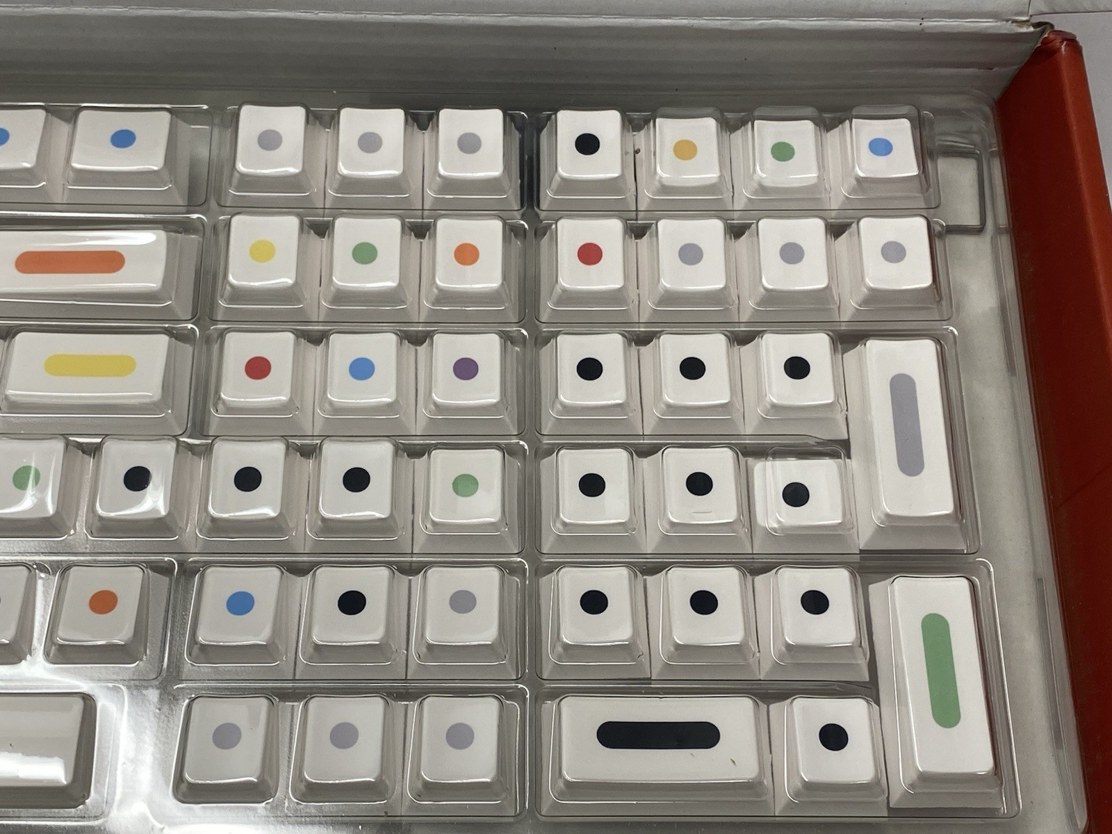 HK Gaming DYE 108 Key Sublimation PBT DOT Keycaps Set Cherry Mechanical Keyboard