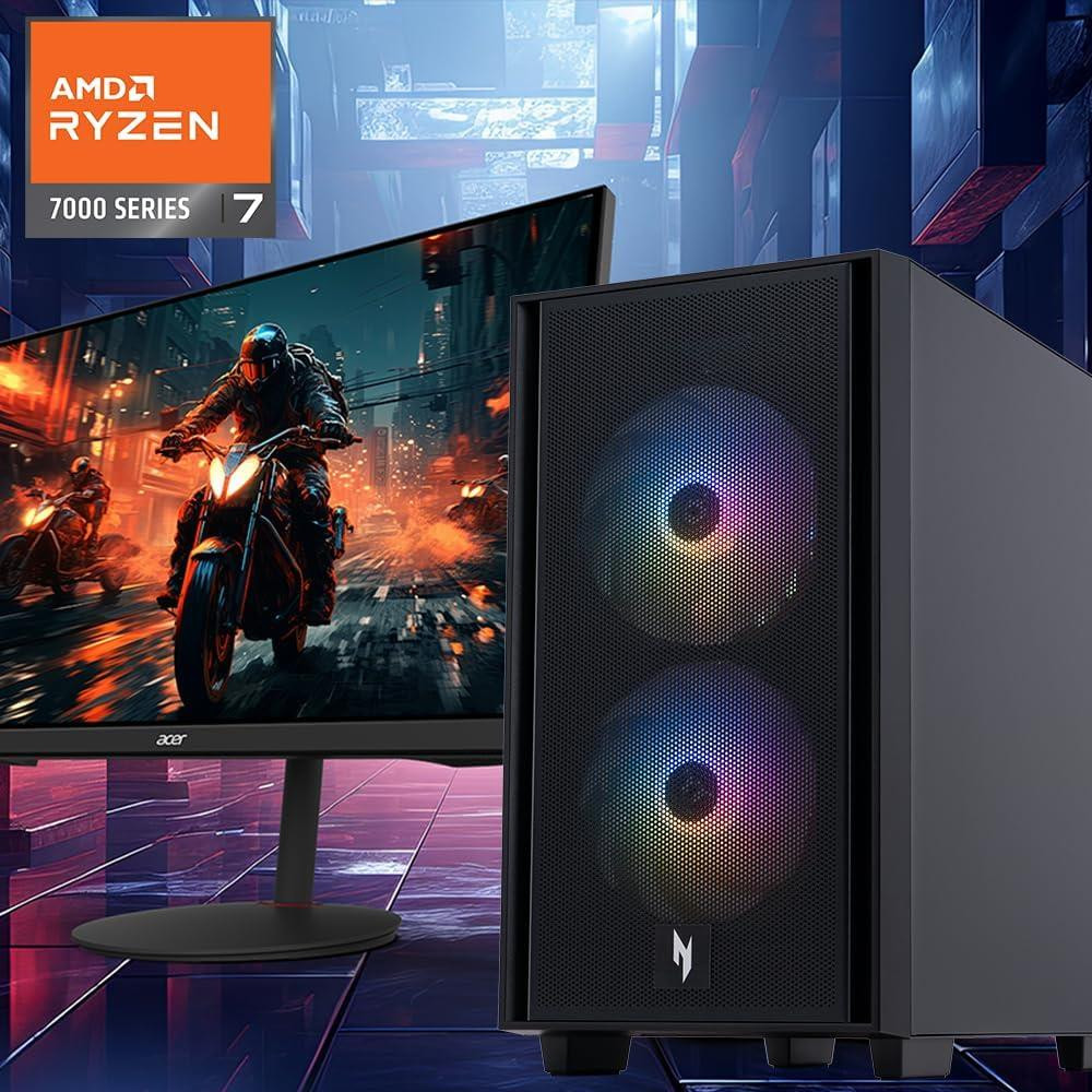 Acer N60-181-UR24 Desktop Ryzen 7 7700 3.8GHz 32GB 2TB SSD Refurbished