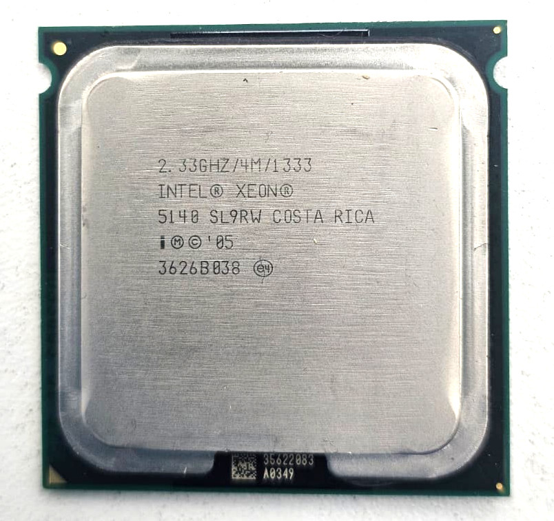 Intel Xeon 5140 Processor SL9RW COSTA RICA 2.33GHz/4M/1333 05-3626B038 Tested.
