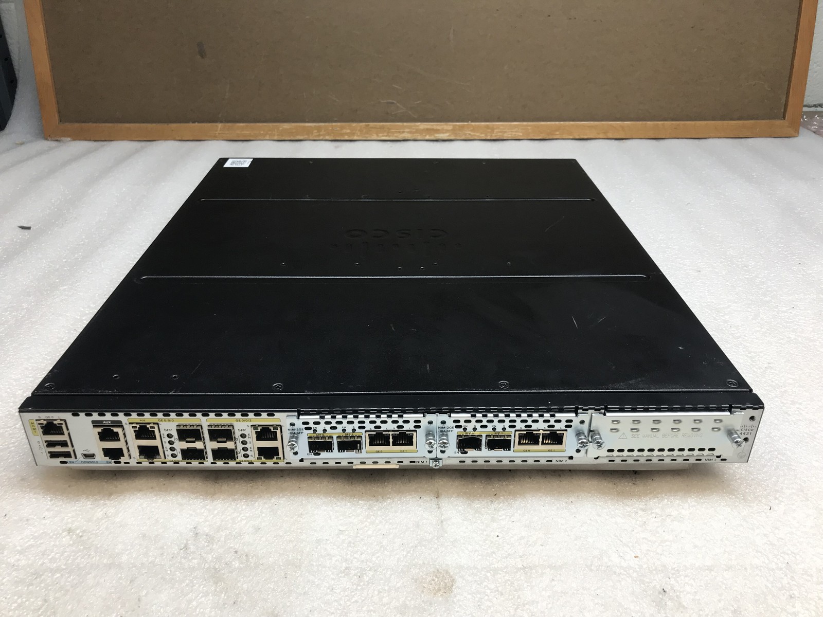 Cisco ISR4431/K9 HSEC Security AppX BOOST Throughput Router Dual PS Dual NIM-2GE
