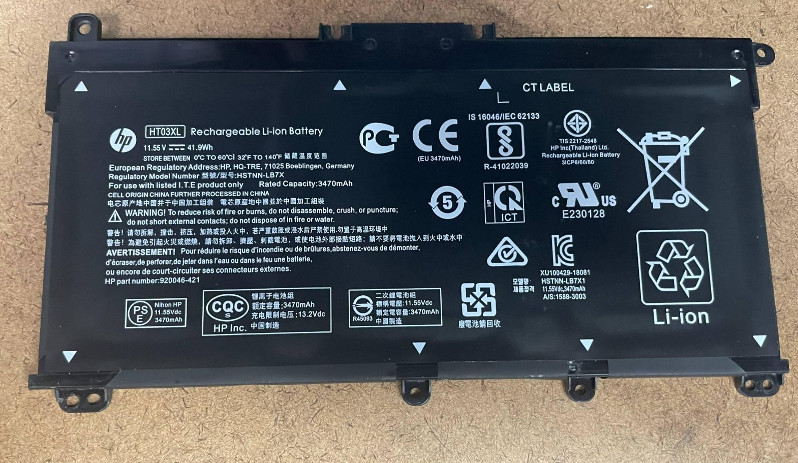 Genuine OEM HP HT03XL Battery Pavilion L11421-2C2 L11119-855 15-CS 15-DA 41.9Wh