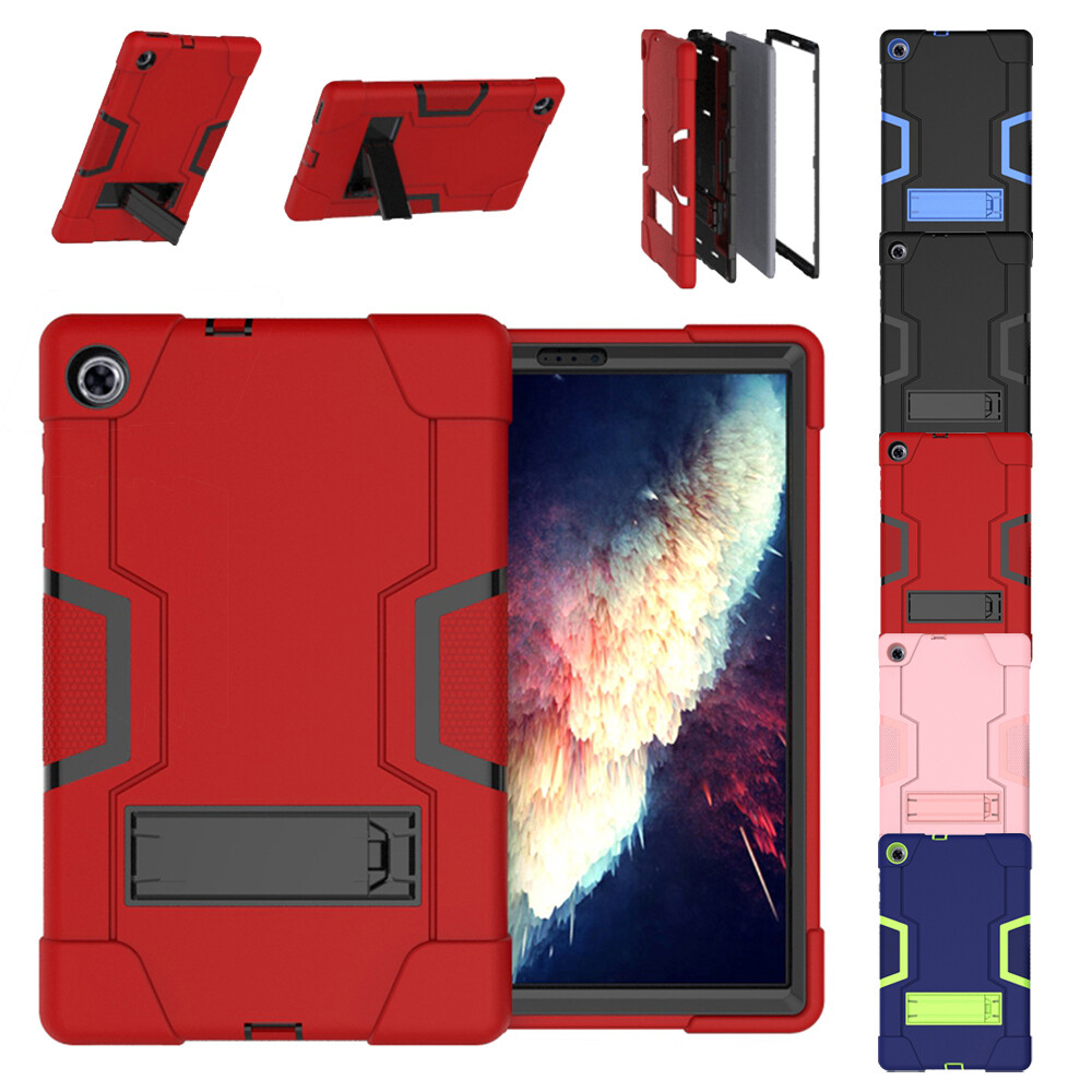 For Lenovo Tab M10 Plus(TB-X606F) Shockproof Armor Defender Rugged W/Stand Cover