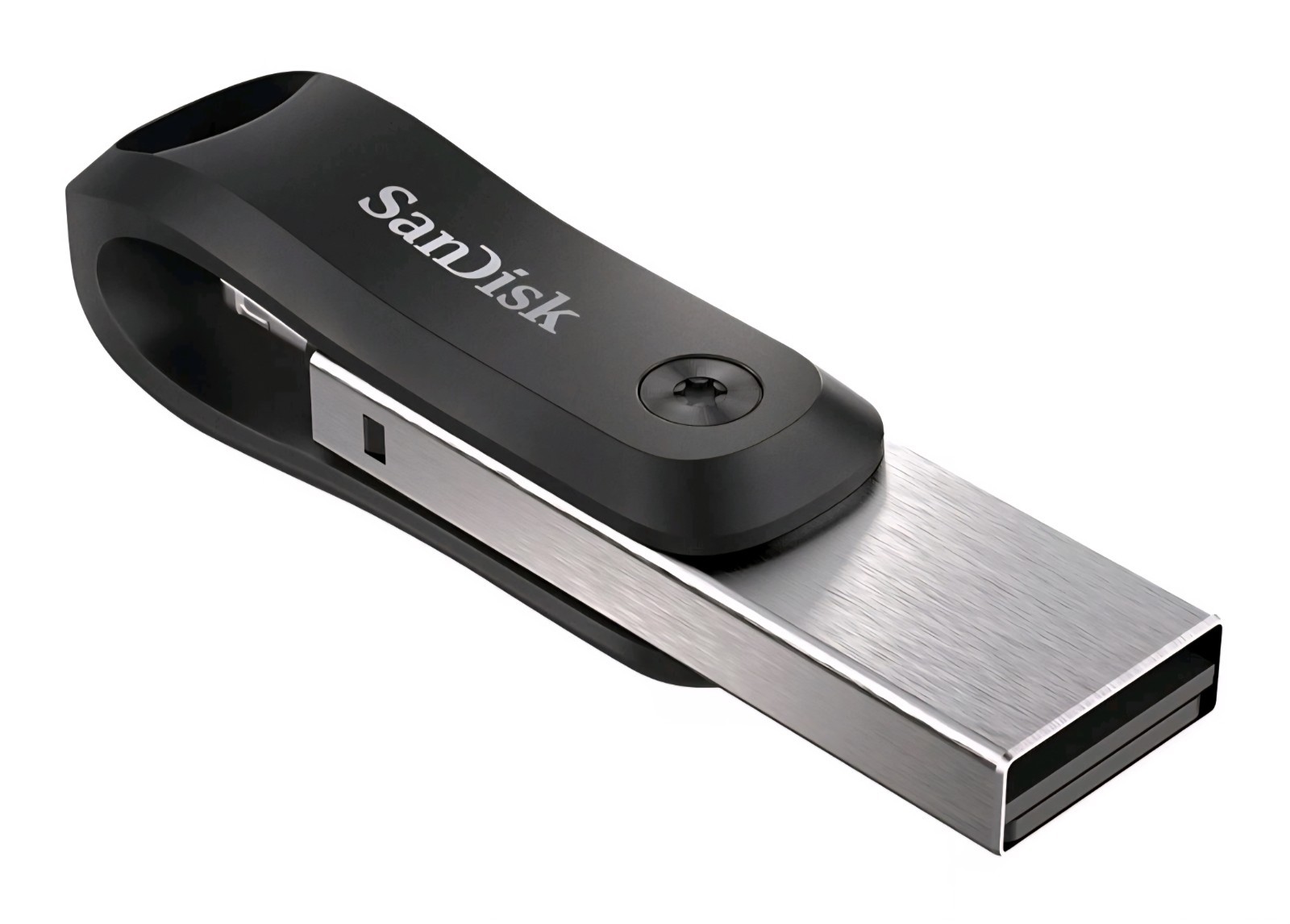 SanDisk SDIX60N-128G-GN6NE 128 GB 3.2 Gen 1 (3.1 Gen 1) Girevole Grigio Argento