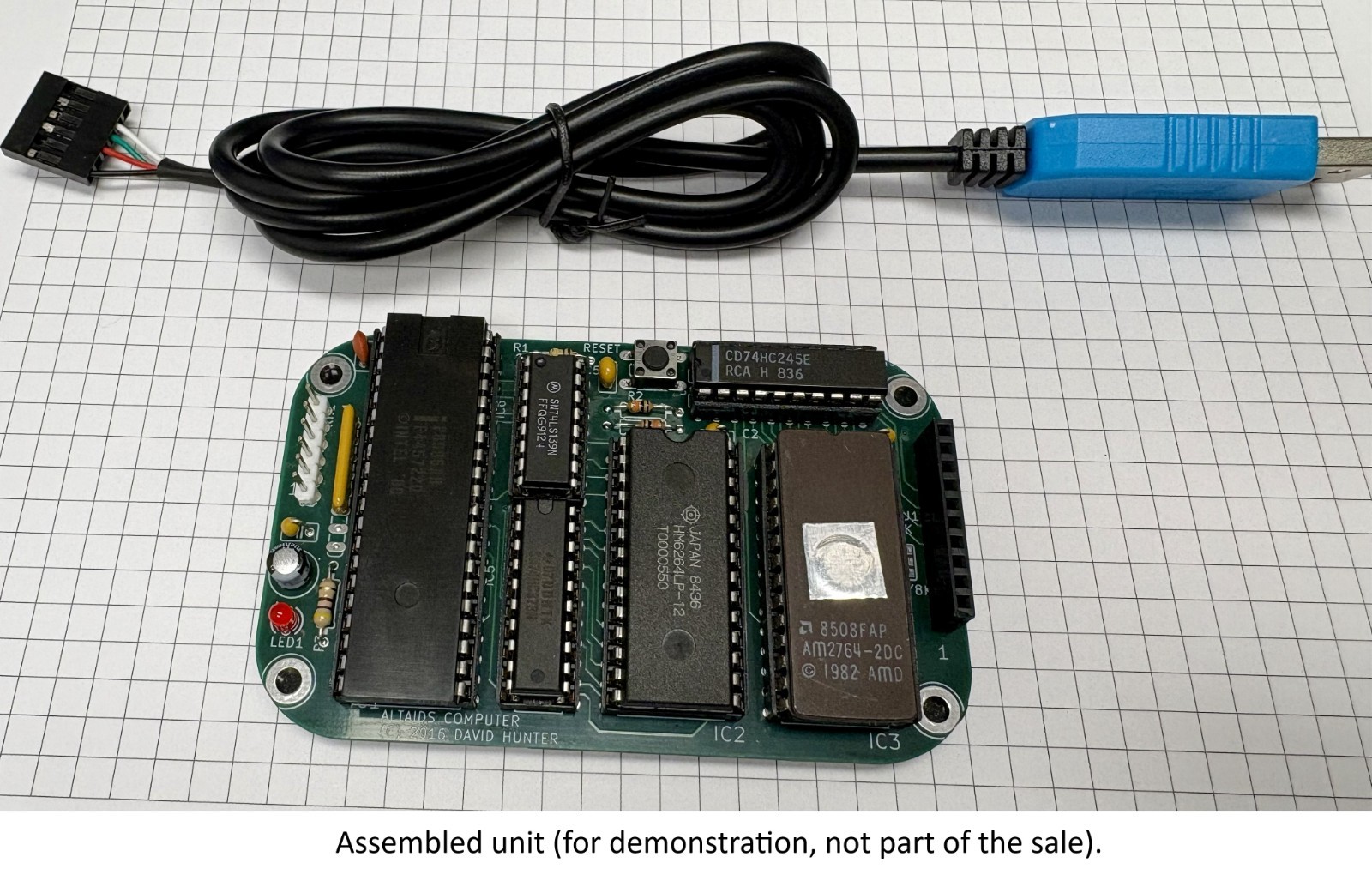 Altaids 8085 Single Board Computer – PCB + kit of parts.