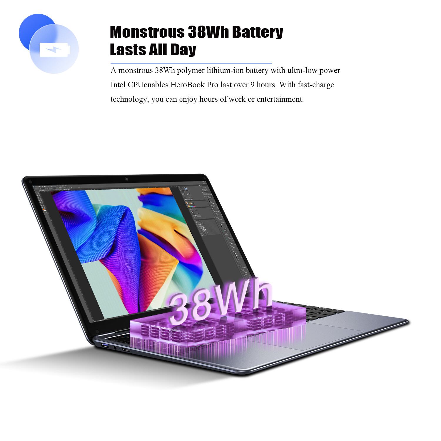 CHUWI 14.1” Laptop Computer PC Windows 11 Home PC 2.8GHz 8GB 256GB HD WIFI