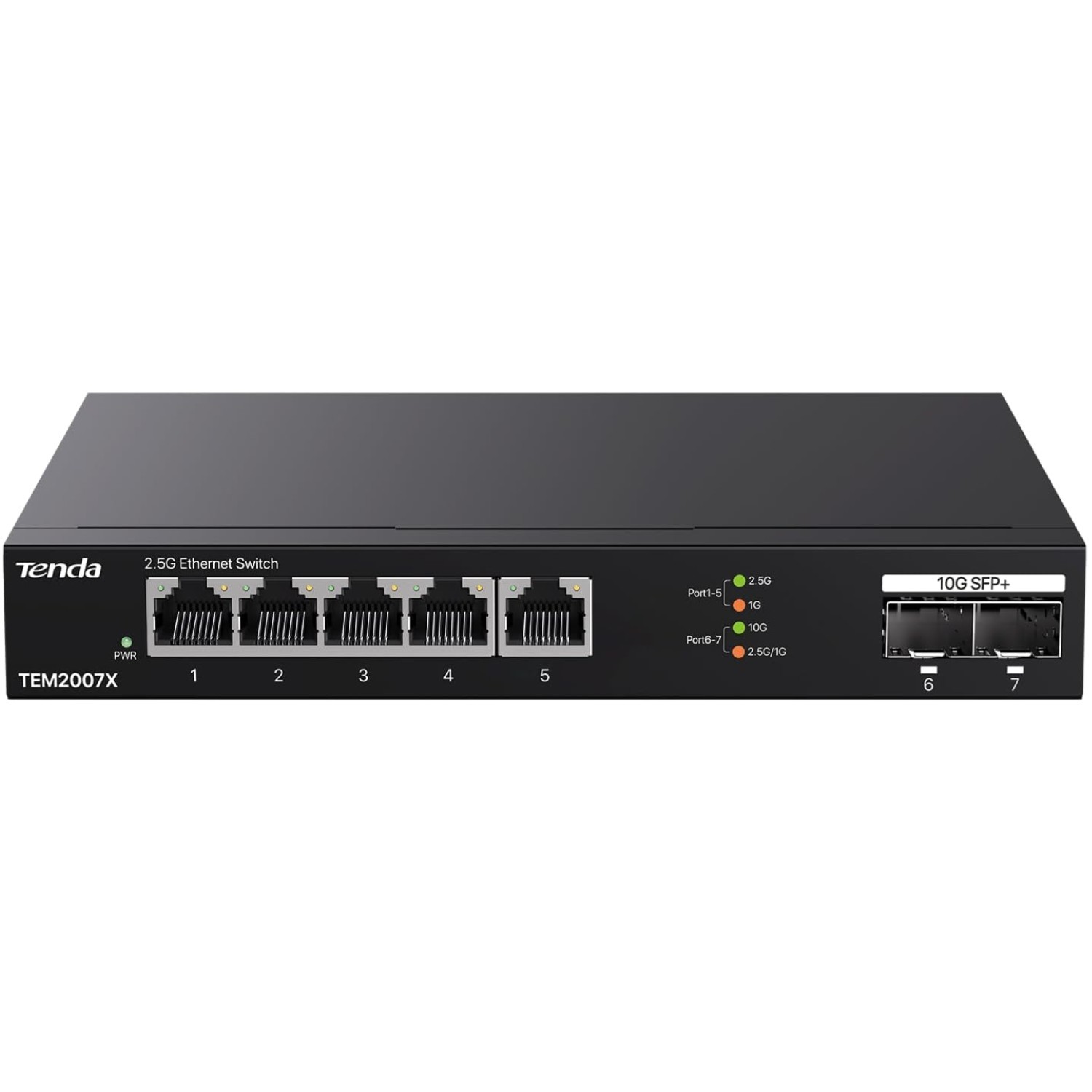2.5Gb 7-Port Ethernet Switch with 50Gbps Capacity for Gaming & NAS – Plug & Play