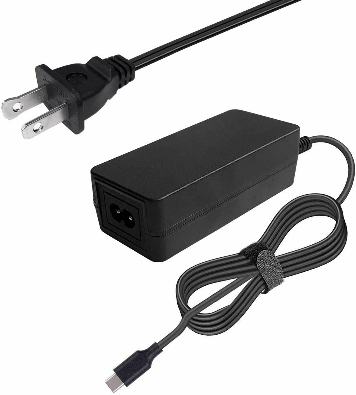 Charger For Dell Latitude 5520 5530 P104F Laptop 65W USB-C AC Adapter Power Cord